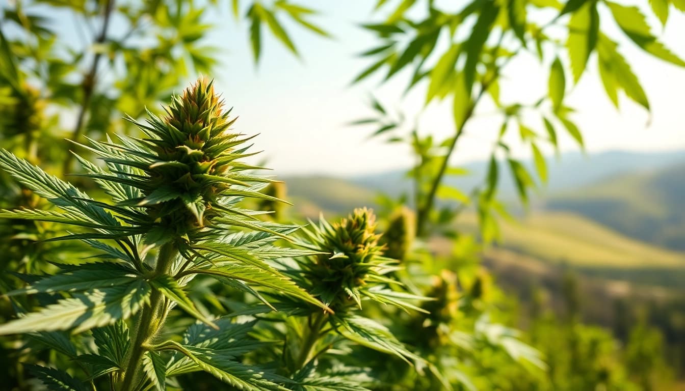 Find quality cannabis options with a close-up view of vibrant weed near me plants.