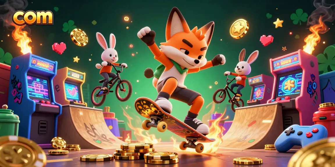 Experience thrilling gameplay at com with vibrant casino-themed characters and elements.