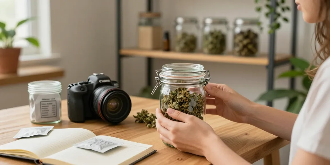 CBD Blüten Haltbarkeit durch richtige Lagerung in luftdichten Gläsern optimieren