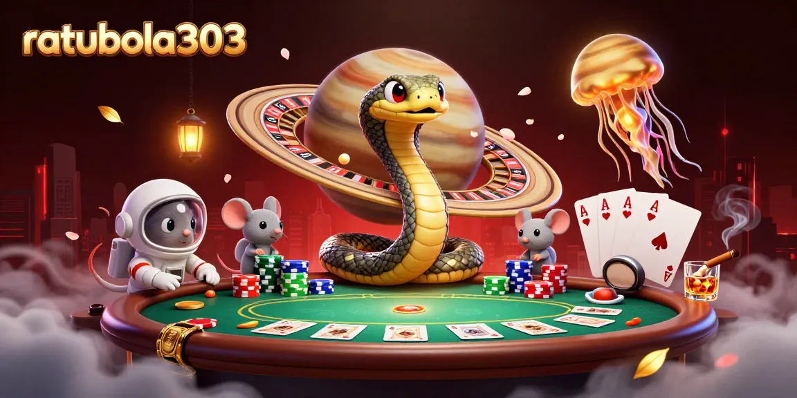 Rasakan pengalaman bertaruh di ratubola303 dengan ilustrasi kasino 3D yang penuh kehidupan.