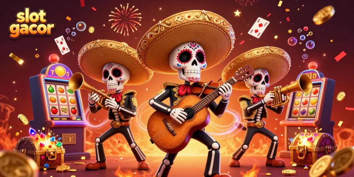 Experience thrilling slot gacor action with vibrant mariachis and explosive casino elements.
