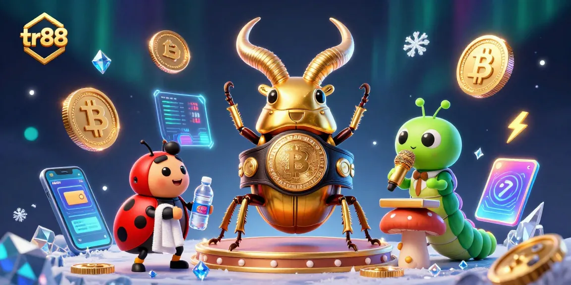 Bet on tr88 in a vibrant casino-themed showdown with a legendary stag beetle.