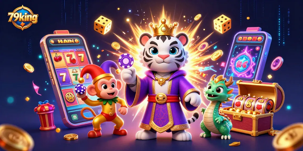 79king enthralls players with dazzling 3D casino art, showcasing exhilarating jackpots and vibrant game scenes
