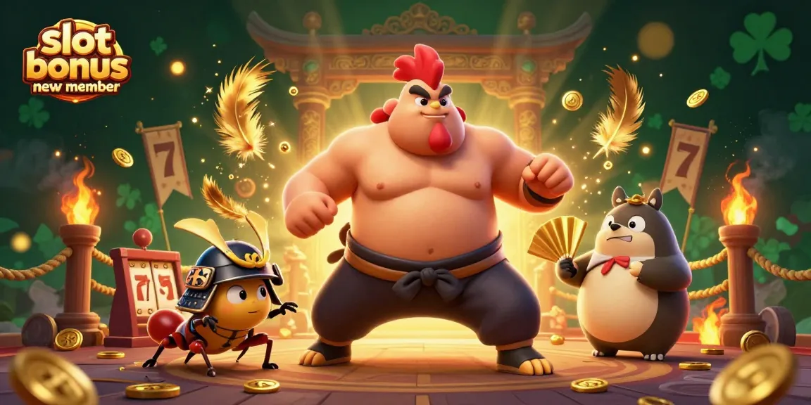 Experience the slot bonus new member with dynamic casino action featuring unique characters and exciting elements.
