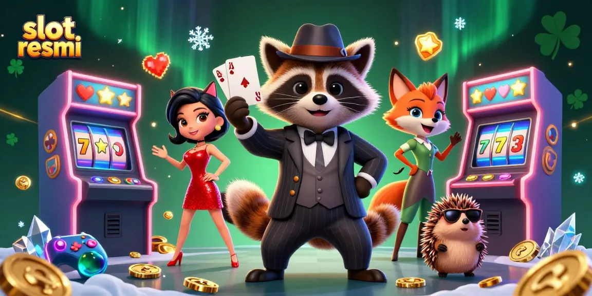Experience thrilling gameplay at slot resmi with interactive elements and iconic characters in this vibrant scene.