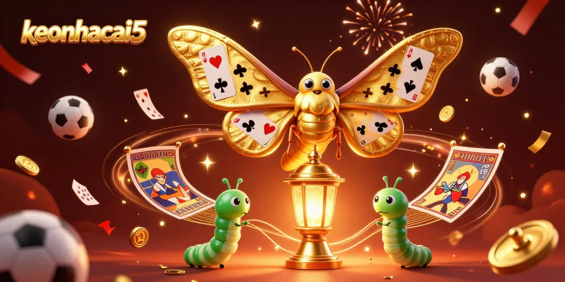 Engage with keonhacai5 in a vibrant scene of sports betting excitement, featuring dynamic sports elements.