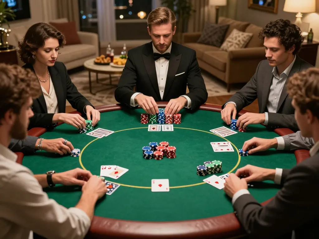 Engage with a slot bonus new member 100 while enjoying a strategic poker game at home.