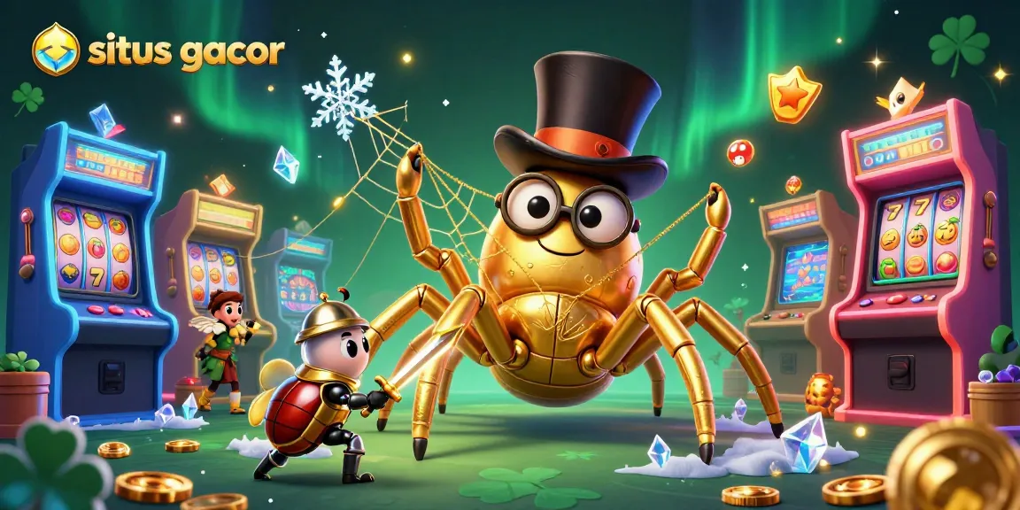 Experience thrilling gameplay on situs gacor with exciting slot reels and vibrant casino elements.
