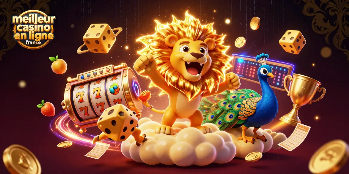 Découvrez les meilleurs casinos en ligne France avec notre illustration dynamique et captivante.