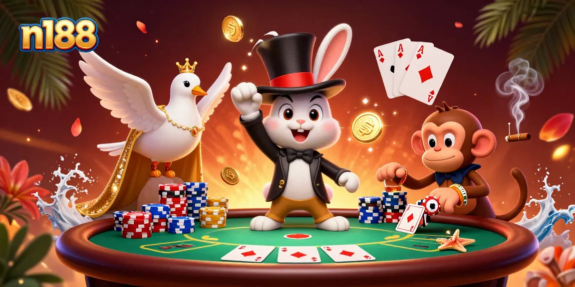 Engage in thrilling adventures at n188 with magical characters and vibrant casino action.