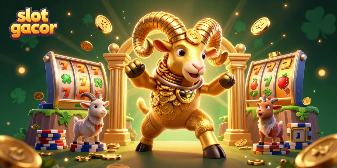 Slot gacor dan jackpot spektakuler dalam ilustrasi kasino 3D yang menarik.