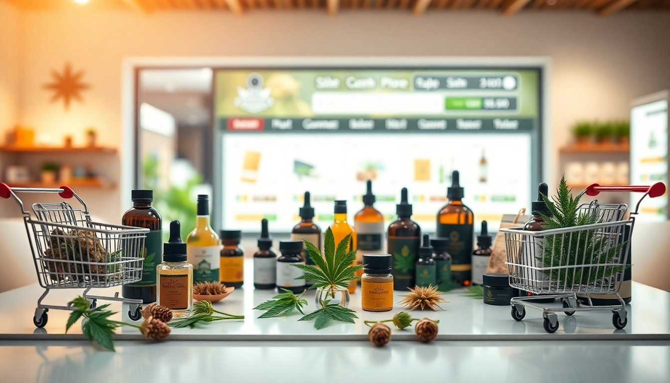 Learn if you can buy weed on the internet with this vibrant cannabis shopping scene.