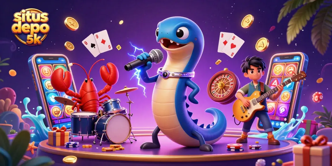 memainkan slot gacor di situs depo 5k dengan elang listrik, udang lobster, dan kuda laut di panggung kasino bawah laut