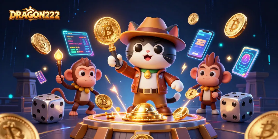 Experience thrilling mega slot adventures with DRAGON222 and engaging 3D illustrations.