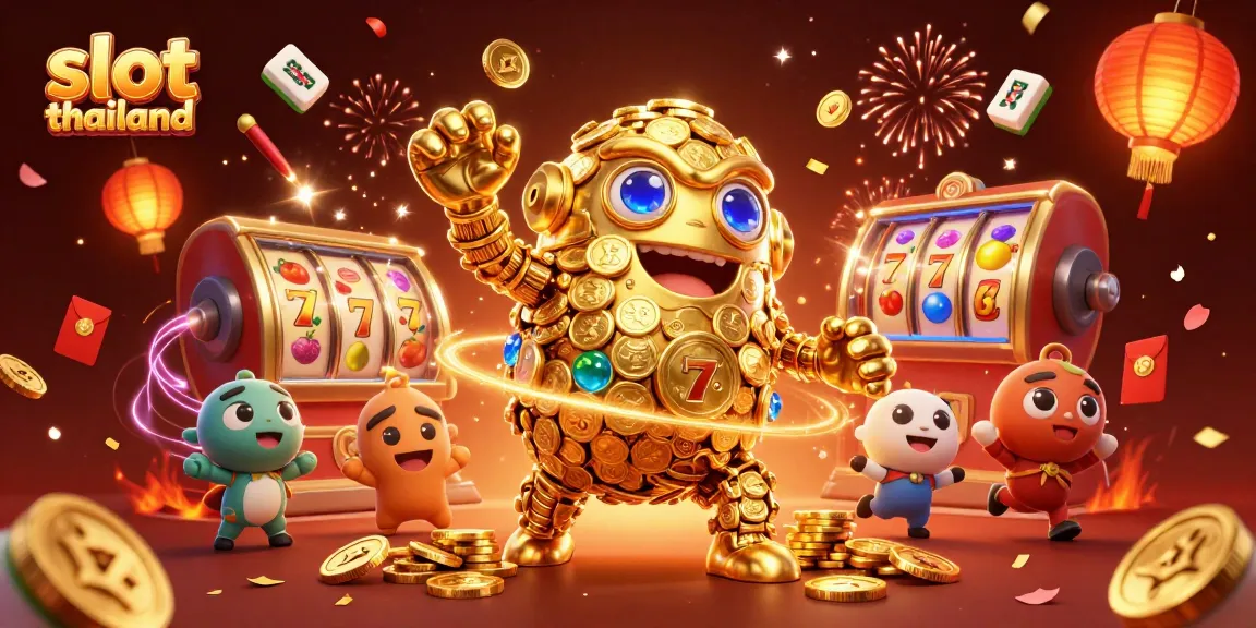 Engage with slot thailand's vibrant scene showcasing ancient golden golem and exciting slot reels.