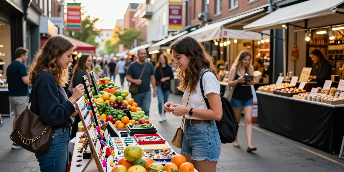 Vibrant shopping experience at https://forumup.org/shop/search.php?ca_id=&addr1=&addr2=&addr3=&schKeyword= with artisanal products and happy shoppers.