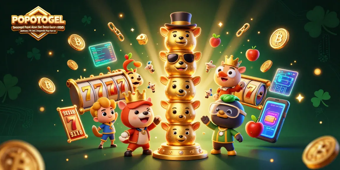 Experience POPOTOGEL: Semangat Pusat Akun Slot Demo Gacor x10000 Mahjong with vibrant casino elements.