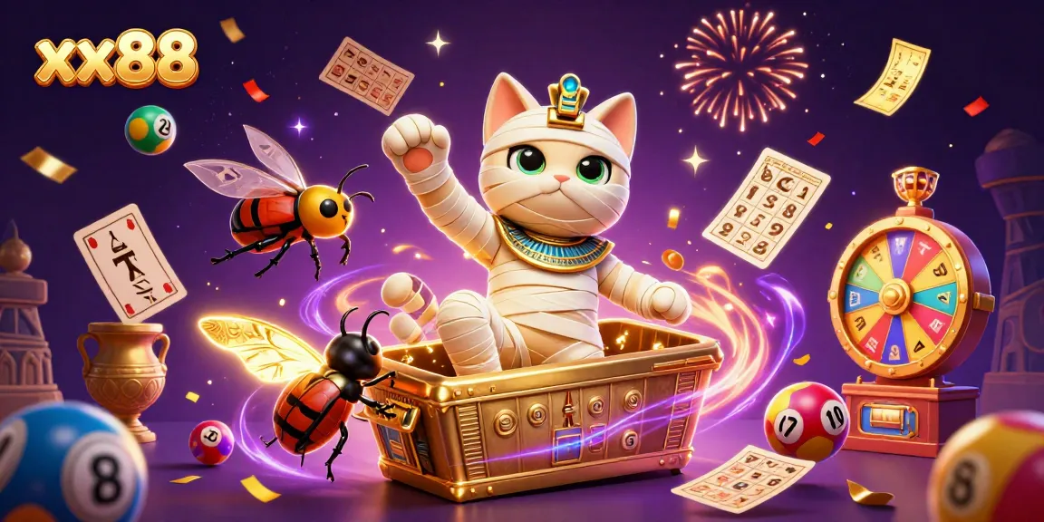Engage in thrilling gameplay at XX88 with our vibrant, dynamic 3D casino scene of luck and excitement.