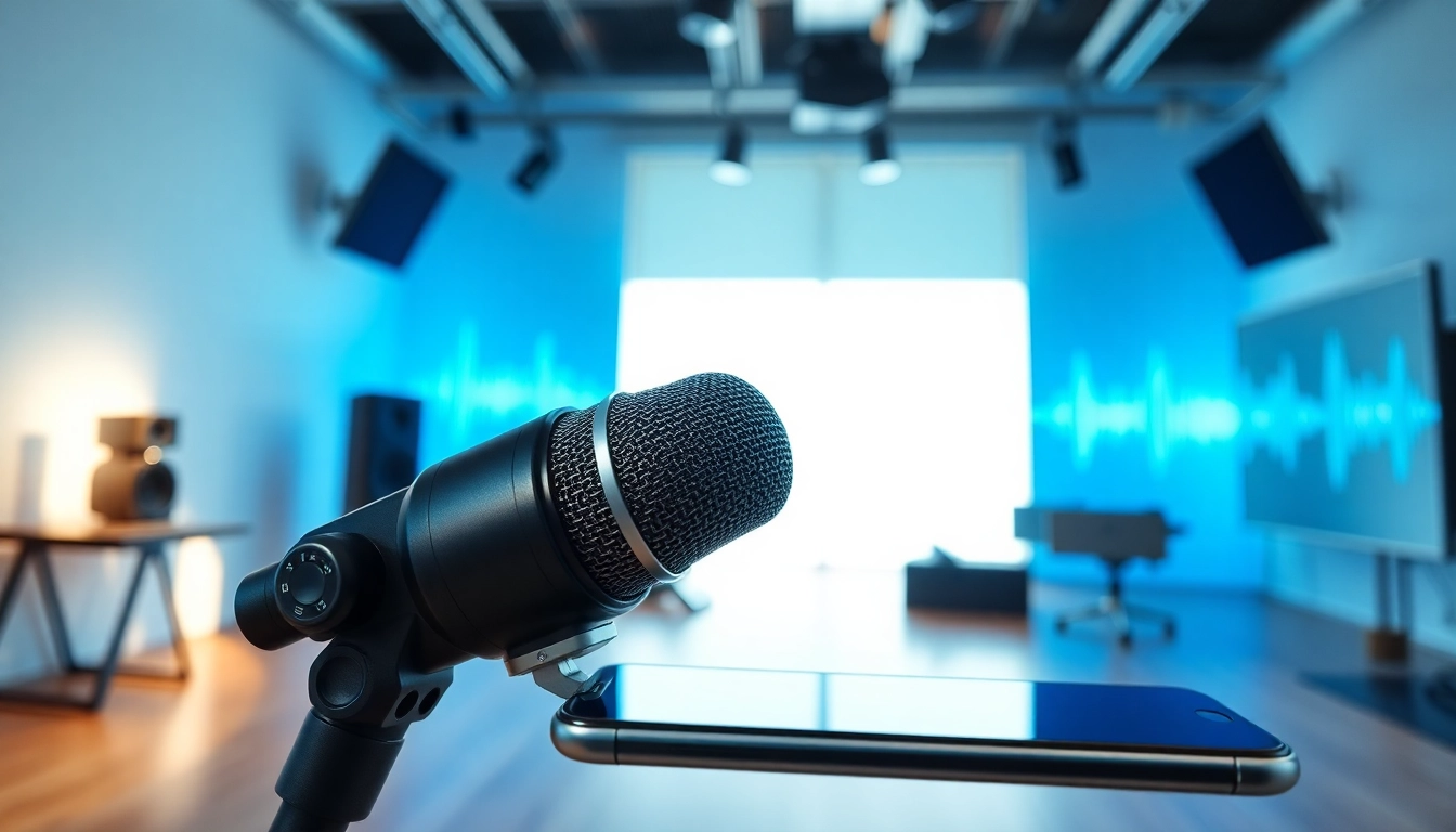 MV 88 microphone showcased in a modern studio, emphasizing high-quality audio recording.