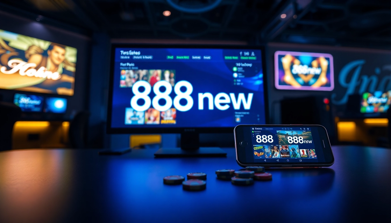 Engaging online gaming interface for 888new showcasing exciting games and secure transactions.