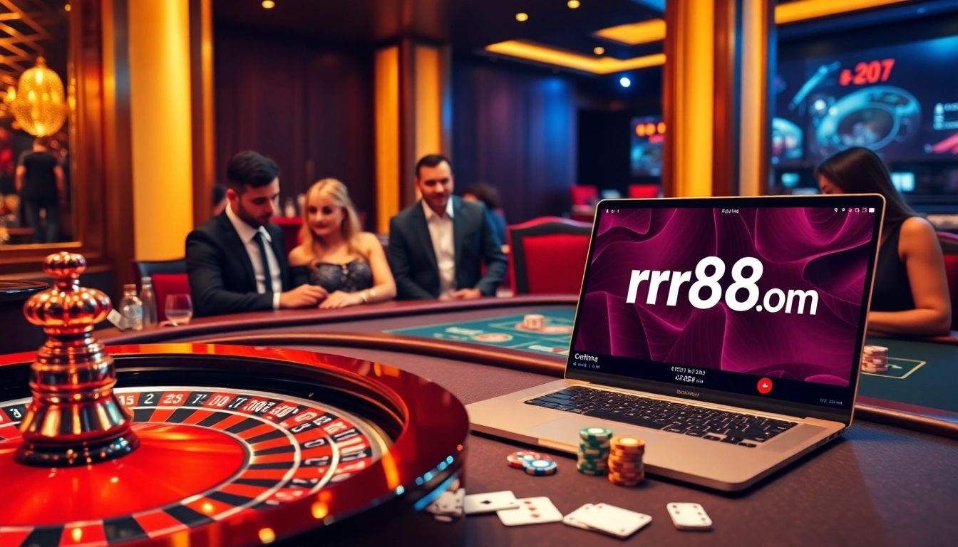 Experience online gaming excitement at rr88.com with vibrant casino elements and thrilling gameplay.