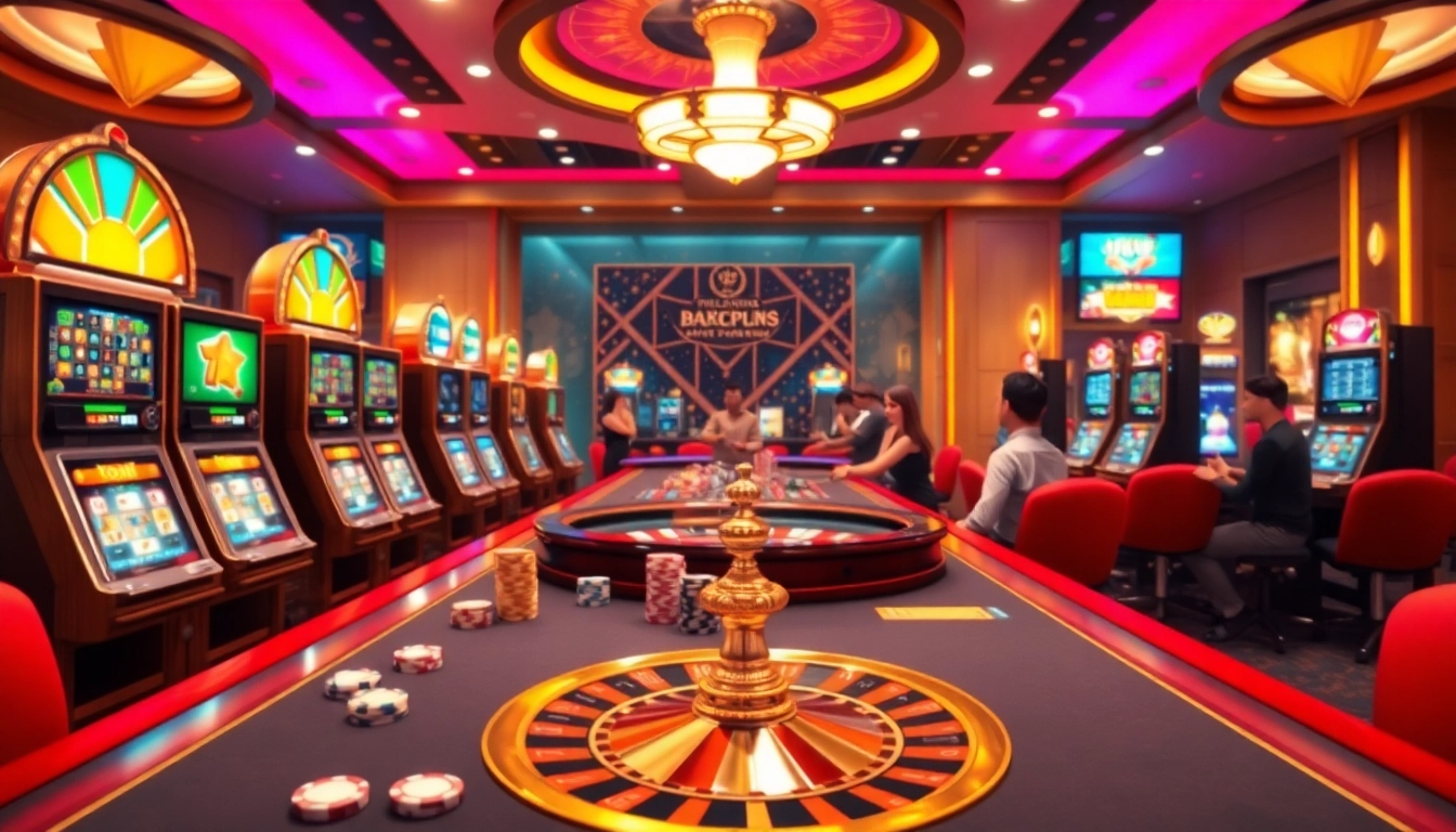 Players enjoying casino games with vibrant visuals at https://tg88com.host/, showcasing exciting gameplay.