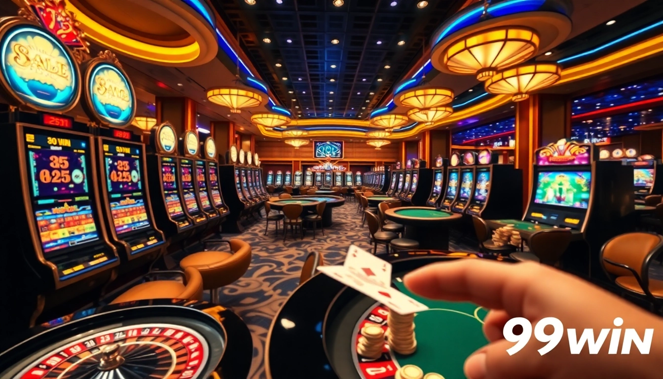 Win big at 99win with live casino games and vibrant slot machines.