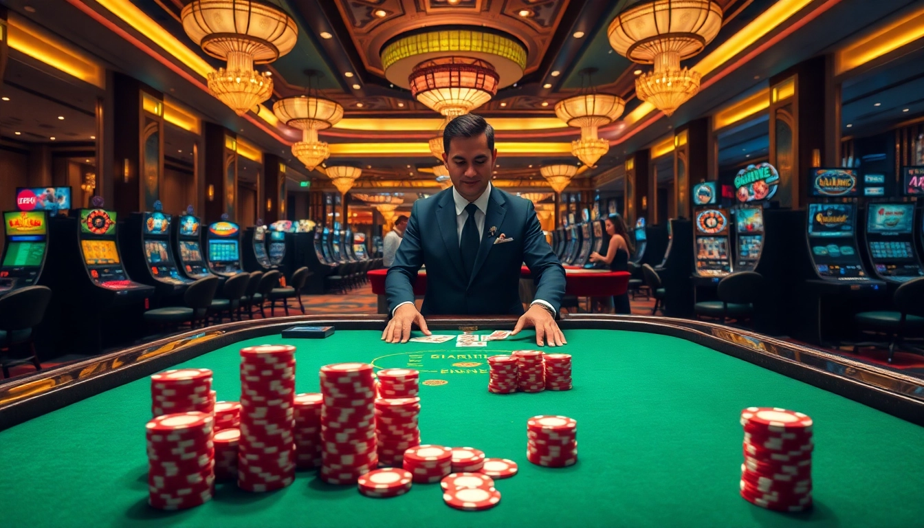 Experience luxurious gambling at nhà cái bin88 with Baccarat tables and high-stakes excitement.