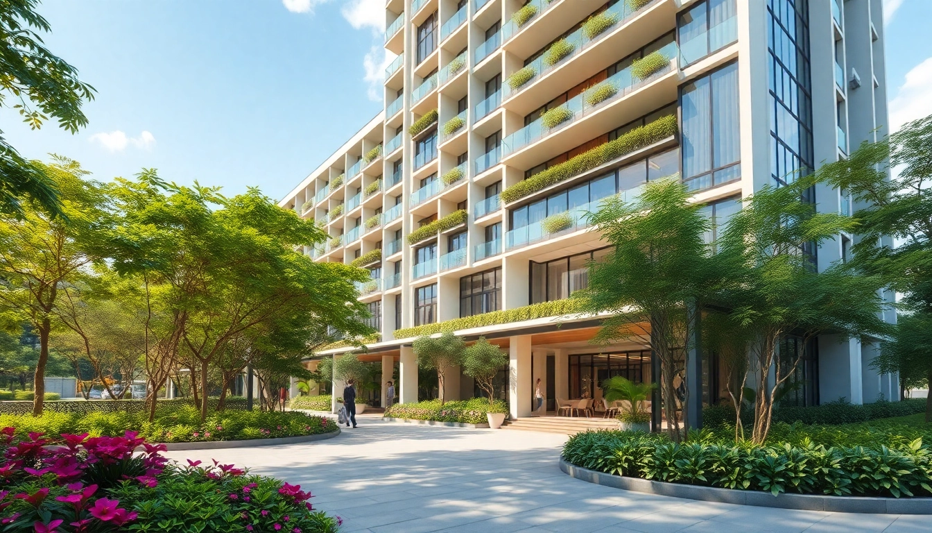 Showcase of the luxurious Tampines EC featuring modern architecture and lush landscape.