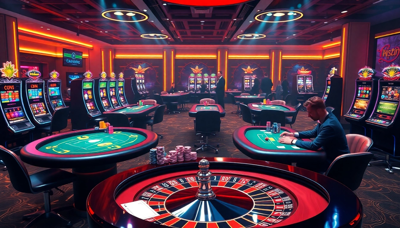 Experience high-stakes gambling at https://i5bet.it.com/ with lively poker tables, vibrant slot machines, and strategic gameplay.