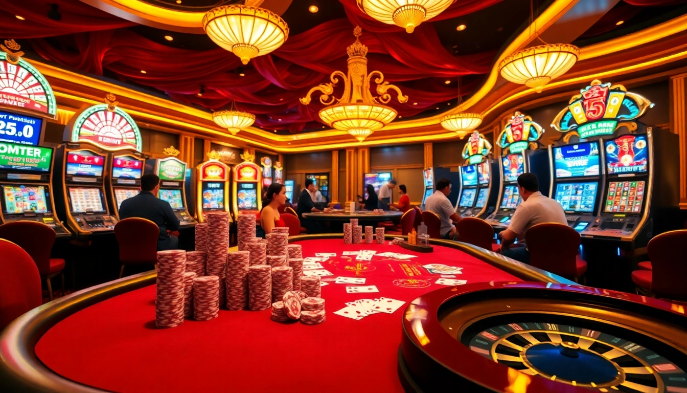 Experience the thrill of game bài vua99 with vibrant casino tables and engaging online gameplay.