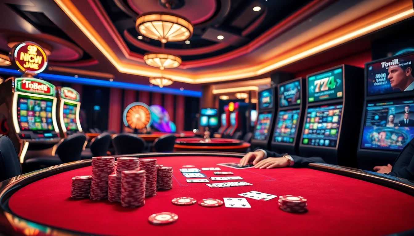 Experience the thrill at nhà cái tobet88 with exciting poker games and luxurious casino setups.